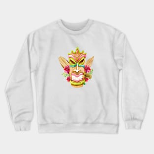 Colorful Tiki Crewneck Sweatshirt